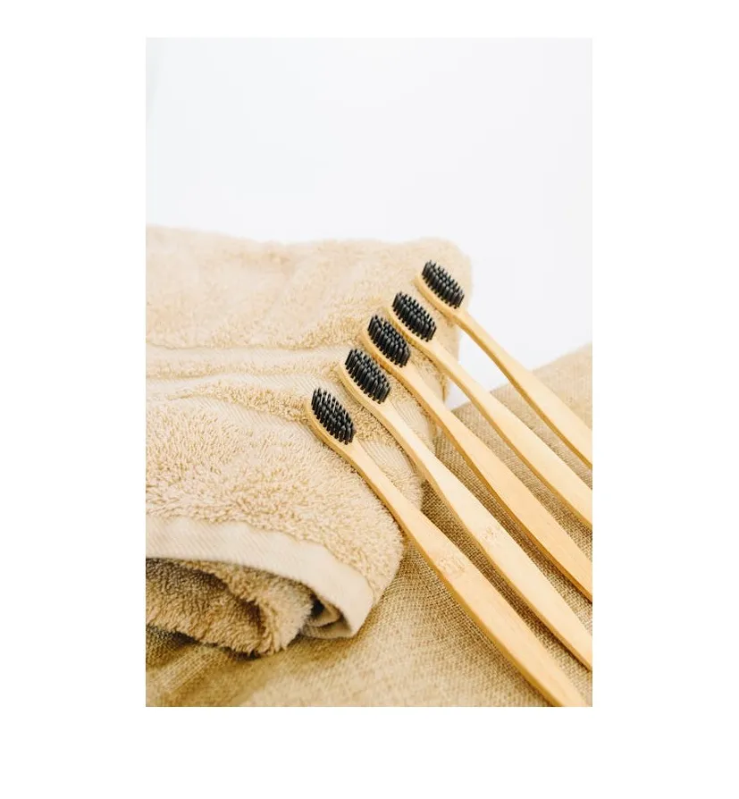 [1023] Bamboo Adult Tooth Brush Set of 3