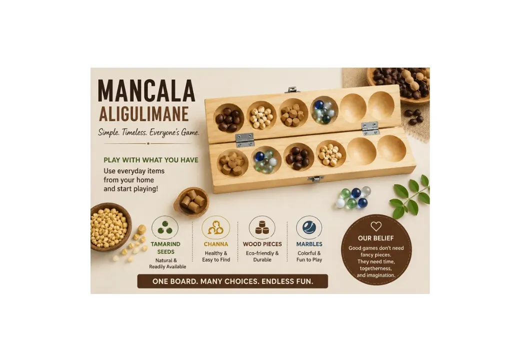 Wooden Aligulimane Set